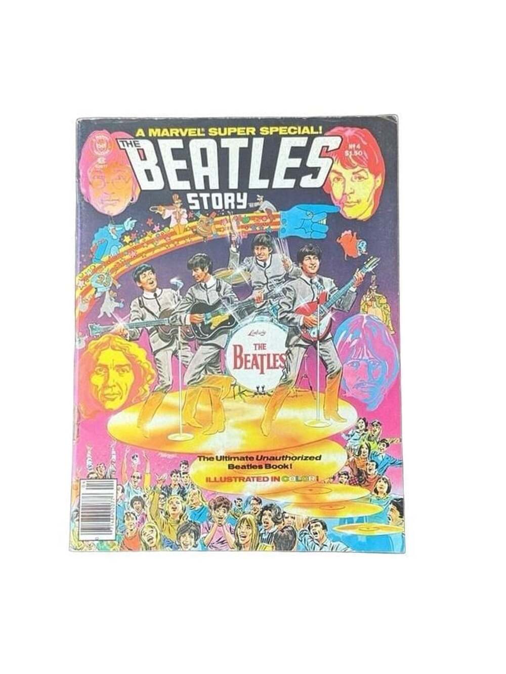 Marvel Super Special The Beatles Story No. 4 Comic Book, Clean pages!